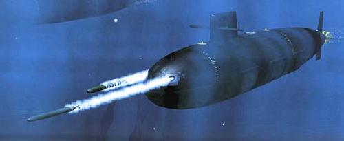 潜艇在水下发射鱼雷 下次基地恐怖攻击将从水下发起?