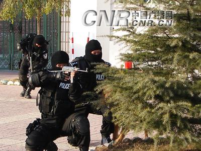 外媒造谣:新疆武警扫射东突投降恐怖分子(图)