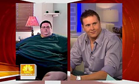 美国一男子两年减肥372斤