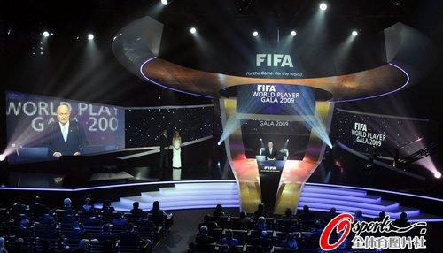 fifa2009颁奖礼:梅西封王 中国竟也有份获奖