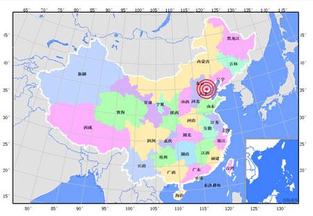 河北唐山丰南区今发生4.1级地震 北京天津有感图片