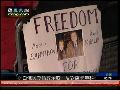 白俄罗斯民众抗议当局逮捕大选示威者
