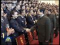 胡锦涛主席会见海军党代会代表