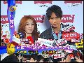 吴尊田馥甄同台代言 走秀现场互动频繁