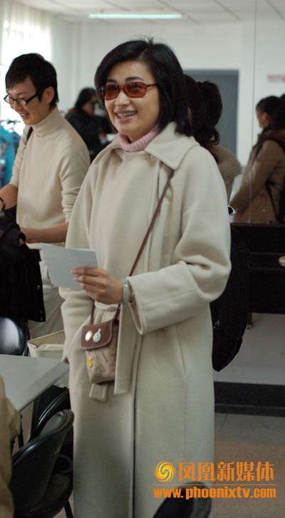 吴小莉在休息室