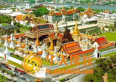 泰国曼谷玉佛寺全景