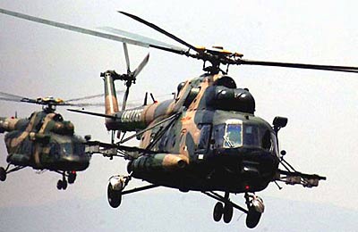 资料图:中国陆军航空兵米-171运输直升机