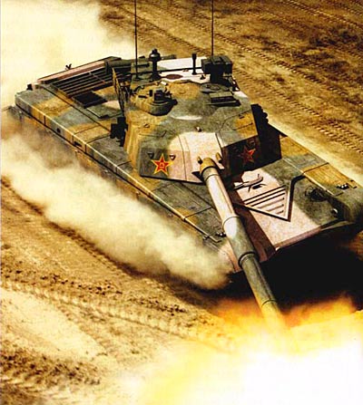 简氏防务称中国正在测试新型99A2主战坦克