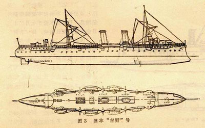 甲午最嚣张日舰"吉野"号最终被撞沉在中国黄海