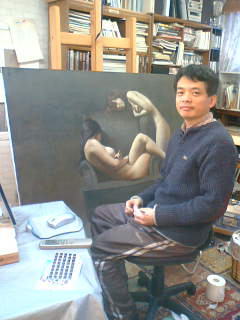 画家李晓刚获2007年日本美术展特选奖(组图)