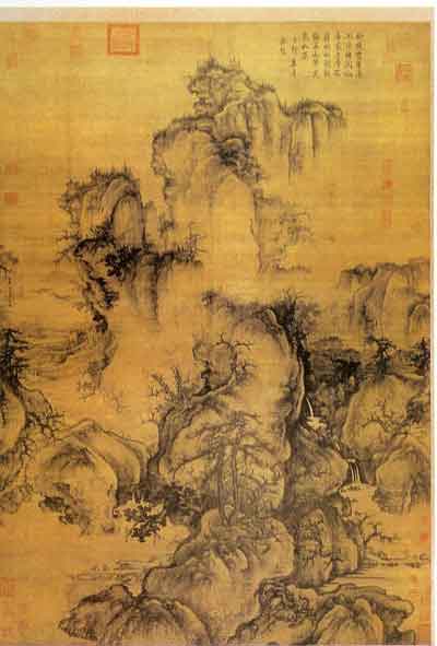 宋朝郭熙的"早春图"