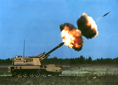 俄媒称沙特采购54门中国造plz-45自行火炮(图)