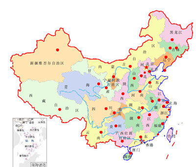 中国地图高清版可缩放