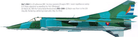 古巴空军的米格-27战斗机