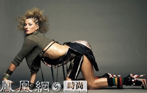 超级模特：Gisele Bundchen 摄影师：Greg Kadel