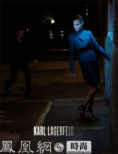 模特又“王子模特”Freja Beha Erichsen 摄影师则是由Karl Lagerfeld亲自操刀。