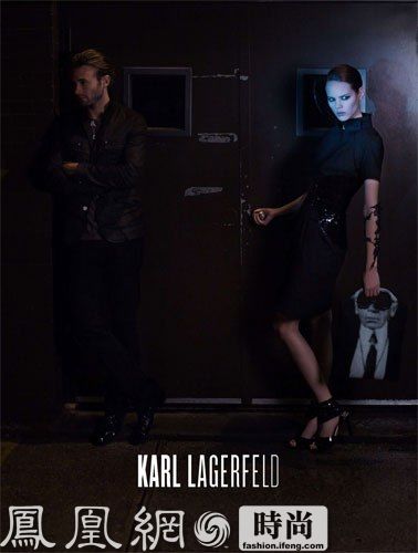 模特又“王子模特”Freja Beha Erichsen 摄影师则是由Karl Lagerfeld亲自操刀。