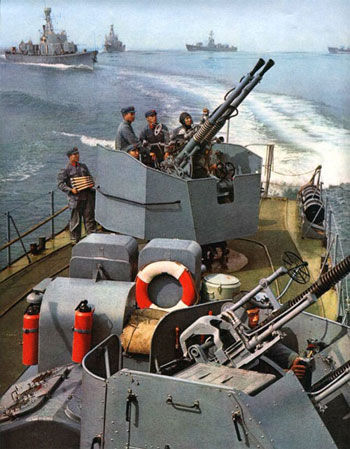 中国海军参加西沙海战的仅是轻型的扫雷舰和猎潜艇
