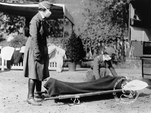 随后，流感传到了西班牙，总共造成800万西班牙人死亡，这次流感也就得名“西班牙流感”。