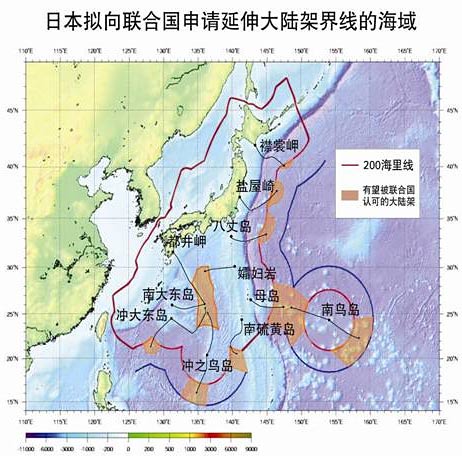 日本将申请两倍于国土面积的大陆架涉油气资源_军事_凤凰网