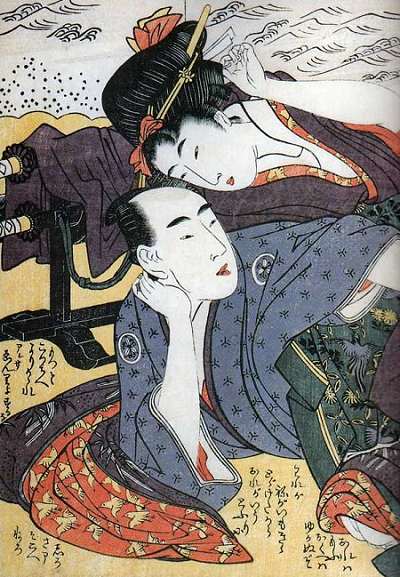日本浮世绘最著名的大师喜多川歌麿美人画(组图)