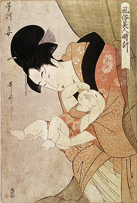 日本浮世绘最著名的大师喜多川歌麿美人画(组图)