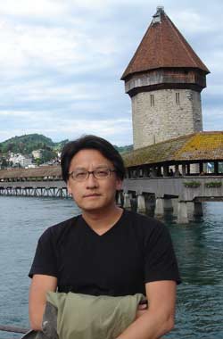 黄海波在瑞士古堡