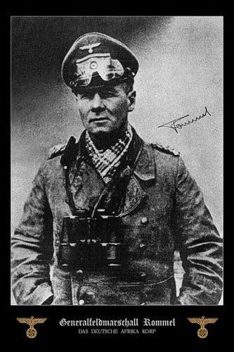 埃尔温·隆美尔(Erwin Johannes Eugen Rommel)(1891年11月15日－1944年10月14日)，前纳粹德国陆军元帅，著名军事家，纳粹德国将领，在二战非洲战场中获得“沙漠之狐”的美誉。前英国首相温斯顿·丘吉尔评价隆美尔说:“尽管我们在战争浩劫中相互厮杀，请准许我说，他是一位伟大的将军。”

