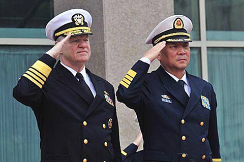 美海军总长称将联手日本制衡中国在西太平洋崛起