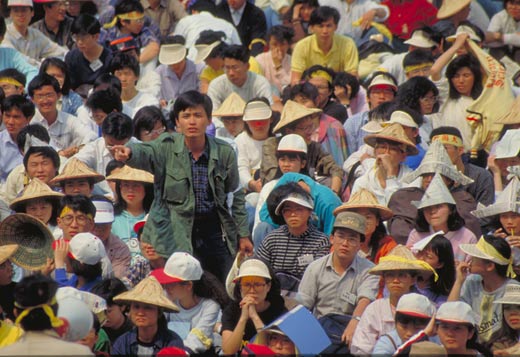1990年3月,台湾野百合学运
