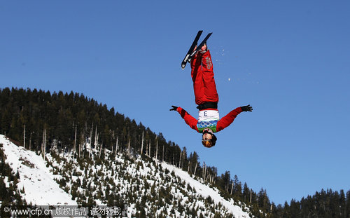 组图:自由式滑雪空中技巧