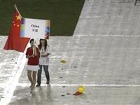 第八届世运会高雄开幕 中国运动员缺席开幕式[图集]
