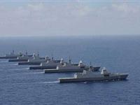 新加坡6艘隐身护卫舰倾巢出动在南海演习(图)