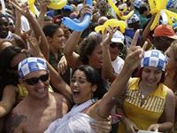 里约热内卢获奥运主办权 巴西民众狂欢庆祝[图集]