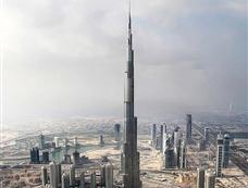 世界最高摩天大楼迪拜塔基本建成[图集]