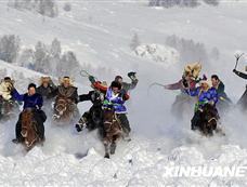 新疆喀纳斯：冰雪风情迎新年 