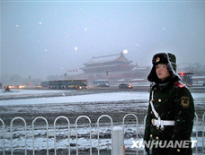 北京降下2010年第二场雪[图集]