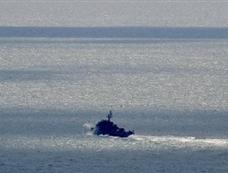 事件发生时的韩国“天安”号巡逻舰