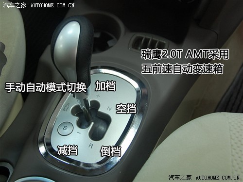 新增自动挡车型!图解江淮瑞鹰2.0T AMT(2)