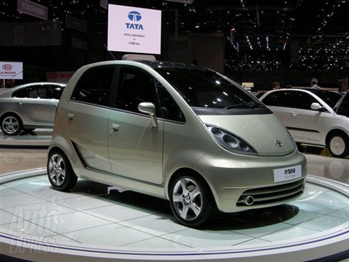 约合1.27万元 印度塔塔车展推出Nano