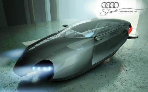 设计师推出新型概念反重力机车 形似鲨鱼