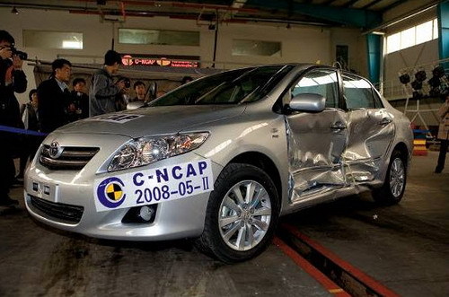 均衡之道 一汽丰田卡罗拉C-NCAP碰撞试验(2)