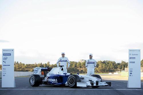 宝马索伯F1.09赛车1月20日在瓦伦西亚发布