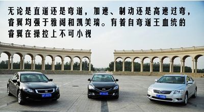 中高级车---集中对比睿翼/雅阁/凯美瑞\(2\)