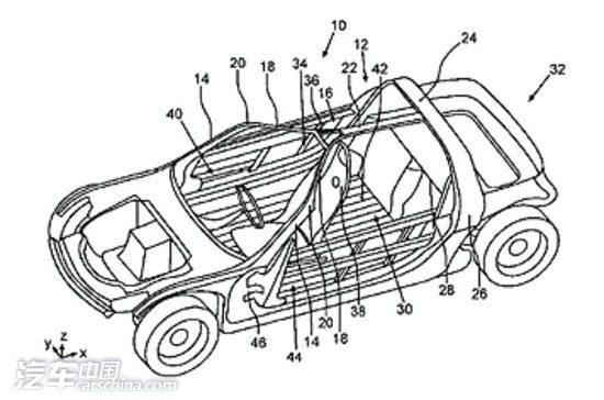 Smart三座款车型专利图曝光 或命名为Forthree