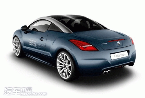 标致推柴油-电动概念跑车：RCZ HYbrid4