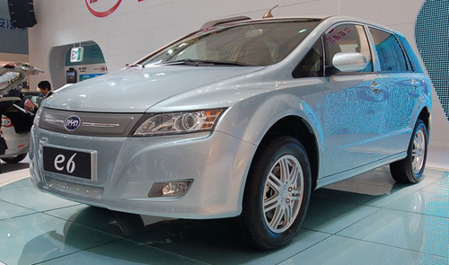 比亚迪计划明年在美国市场销售纯电动车E6