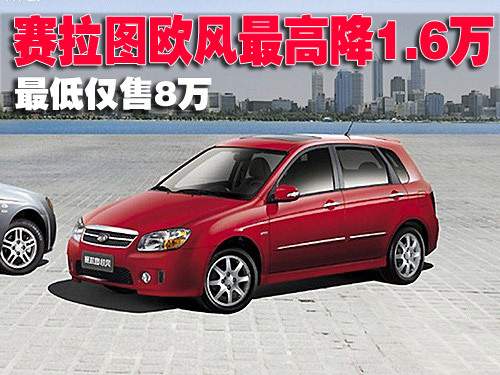 赛拉图欧风最高优惠1.6万 最低仅售8万