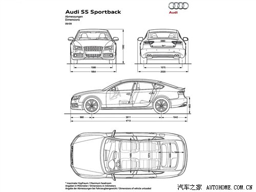 高性能4门Coupe 奥迪S5 Sportback解析\(2\)