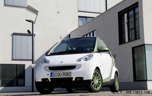 非常经典微型车 全电动Smart ed车型在2012年量产